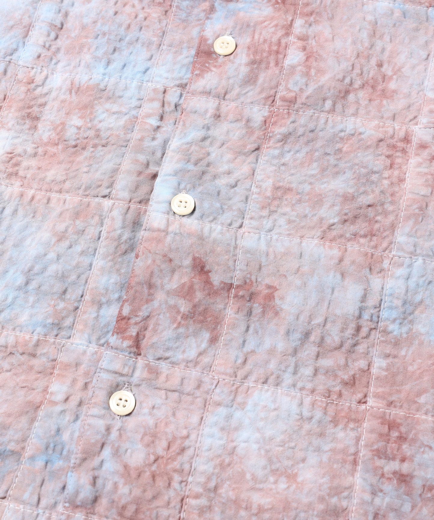 TIE-DYE PATCHWORK SHIRT