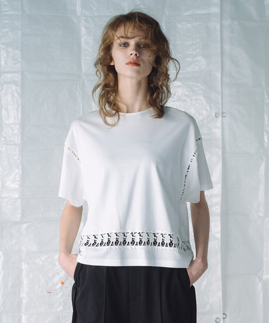 LACE T-SHIRT / レースTシャツ