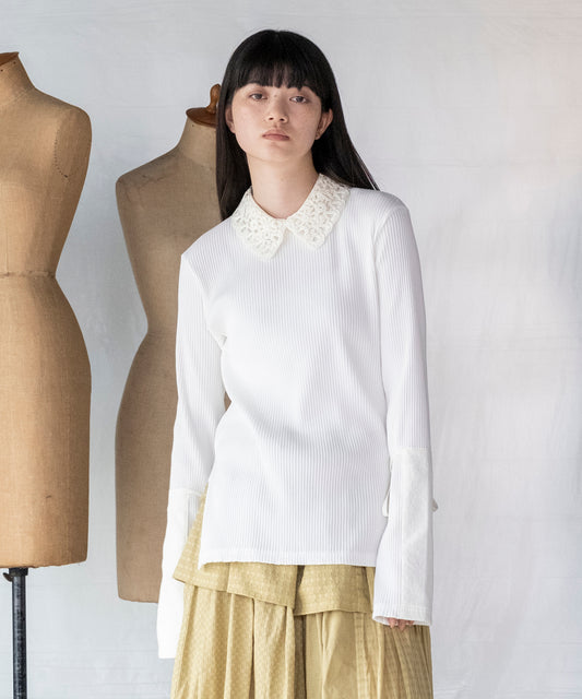 LACE COLLAR TOP / レースカラートップ