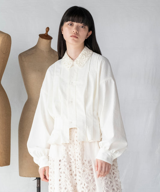 LACE COLLAR BLOUSON / レースカラーブルゾン