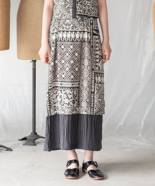 LACE COLLAGE SKIRT / レースコラージュスカート