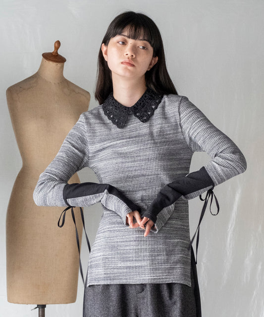 LACE COLLAR TOP / レースカラートップ