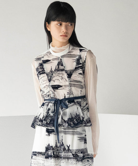 TOILE DE JOUY GILET
