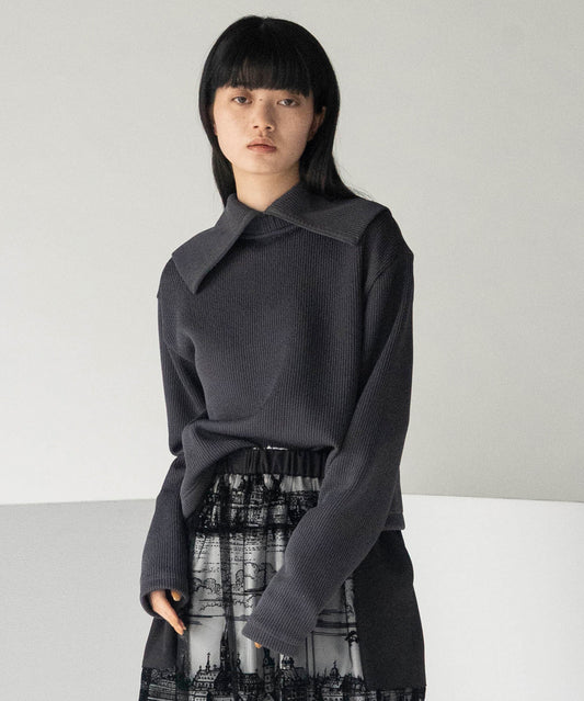 DUMBO COLLAR CARDIGAN