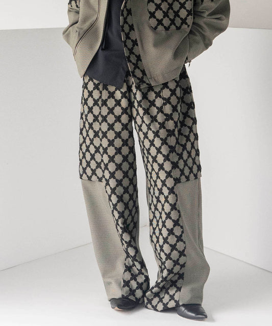 MIX CHECK PANTS