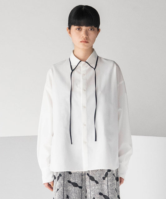 NEGATIVE SPACE COLLAR SHIRT