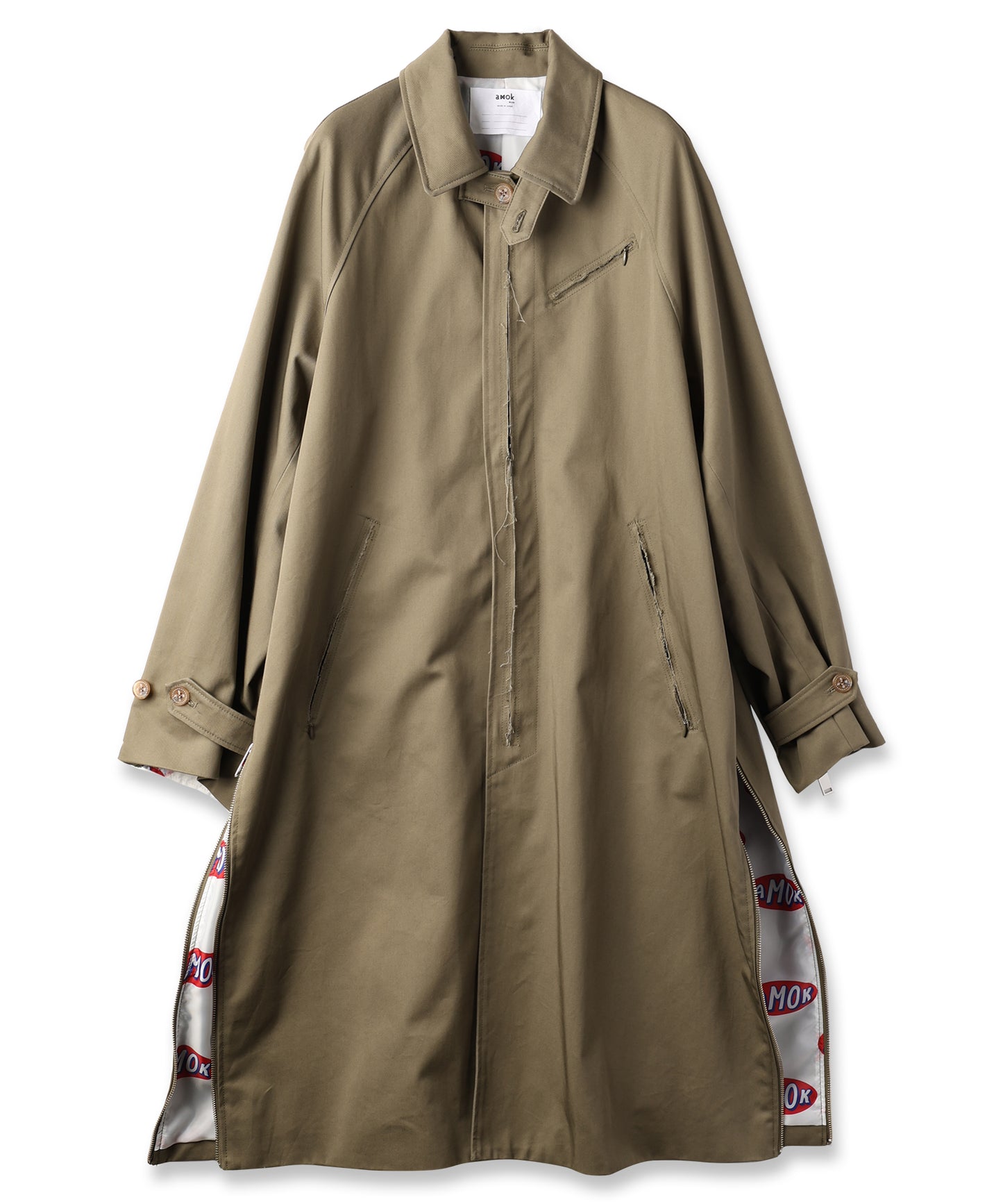 LOGO LINING BALMACAAN COAT