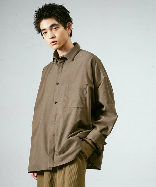 ワイドBOXシャツ-P