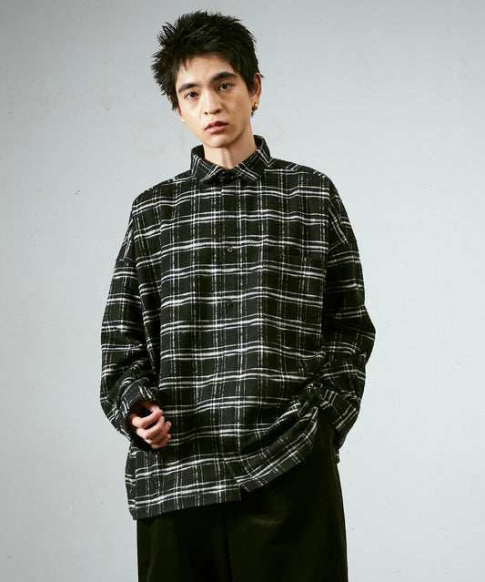 ワイドBOXシャツ-C