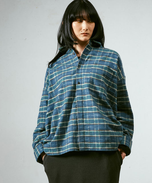 ワイドBOXシャツ-C