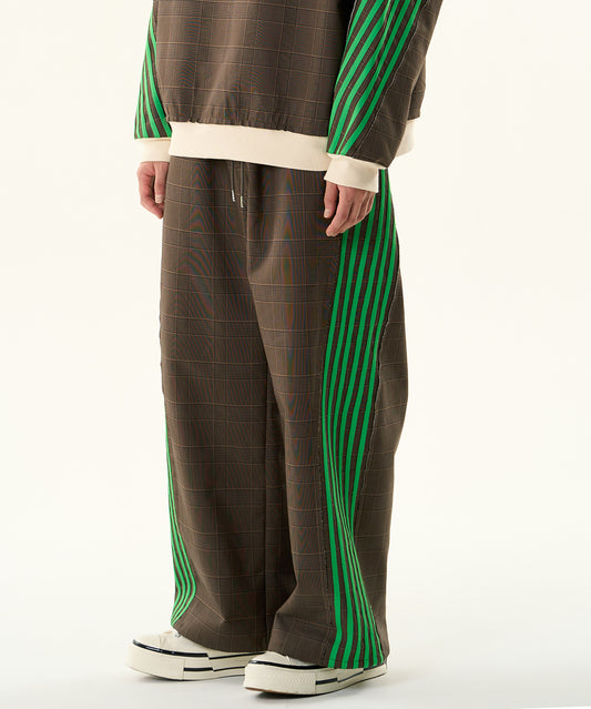CHECK BONDING LINE TRACK PANTS