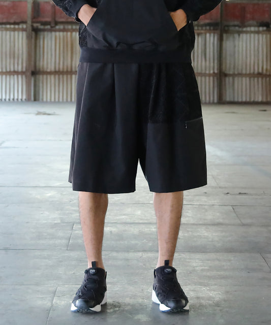 Stone Yard Floc Wide Shorts