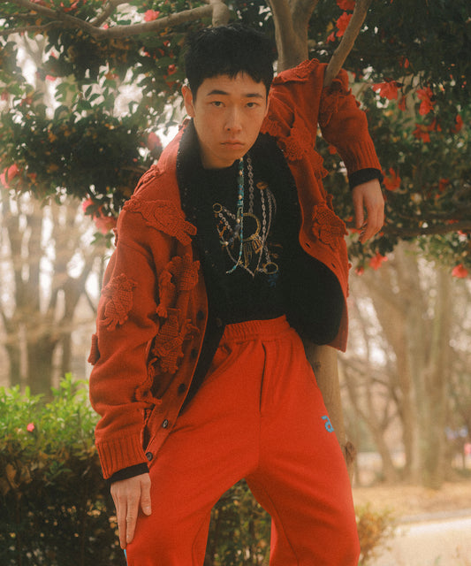 MONSTER CROCHET KNIT CARDIGAN【9月中旬】