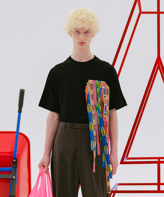 TAPE WEAVING TEE