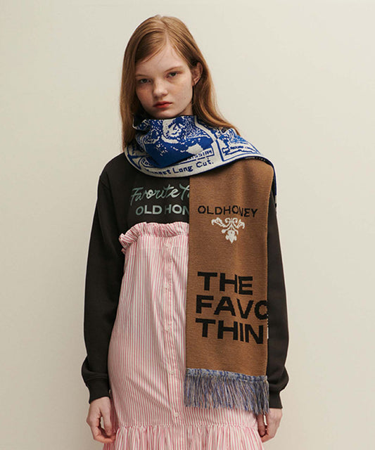58℃ knit scarf