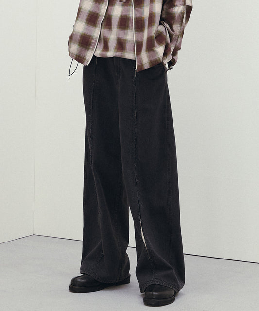 CUTTING WIDE DENIM