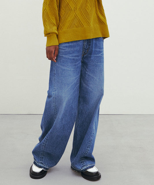 USED 3D BAGGY DENIM