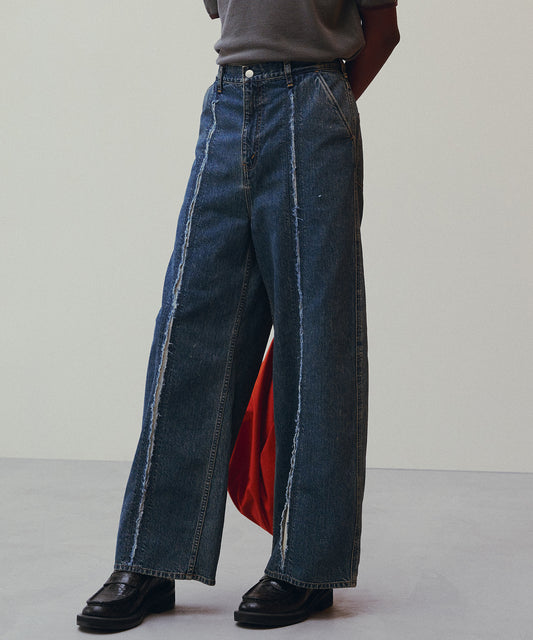 CUTTING WIDE DENIM