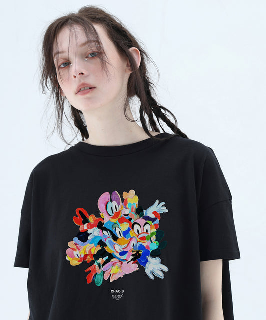 CHAO:S HEAD Flare T-Shirt