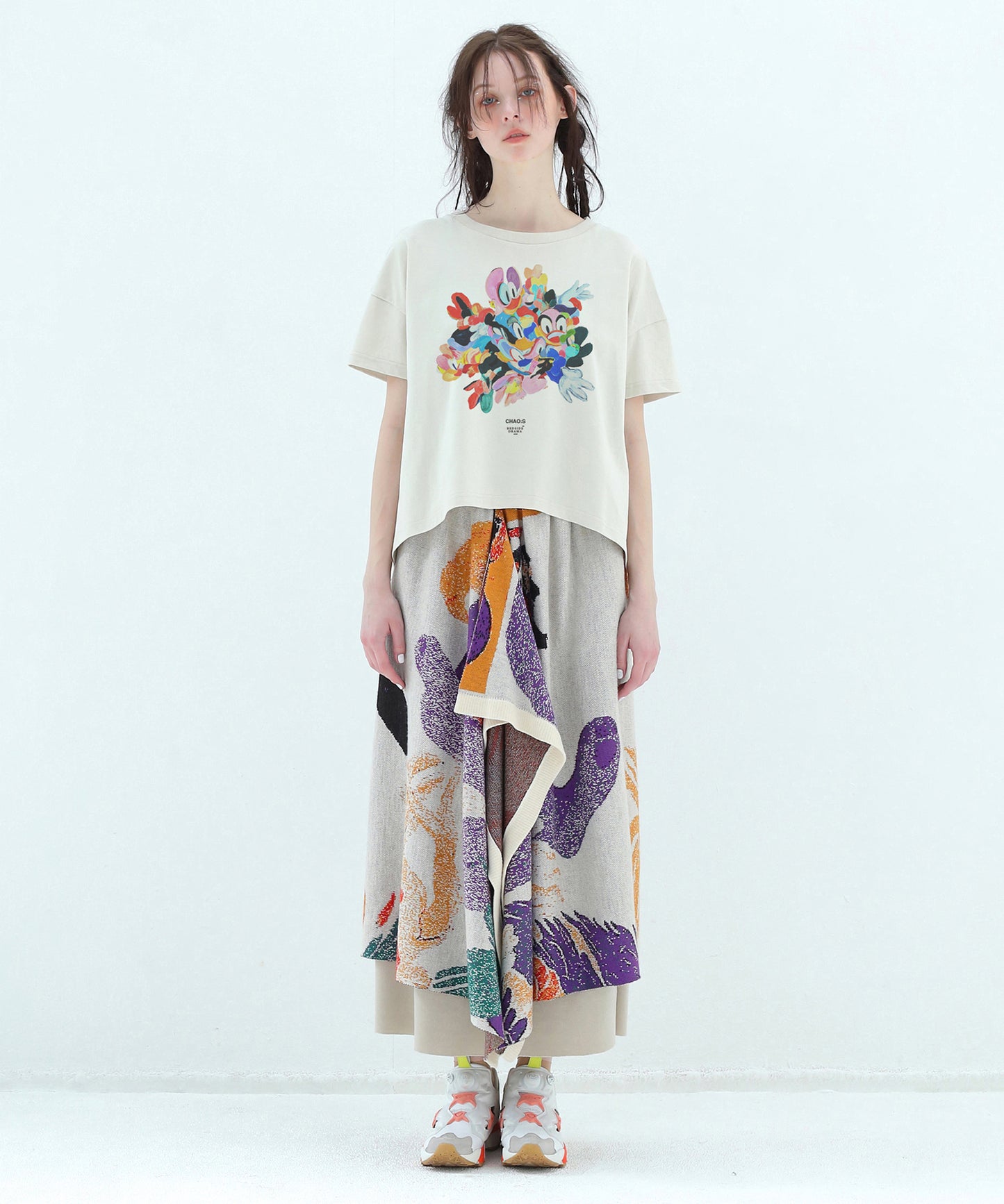 CHAO:S HEAD Flare T-Shirt