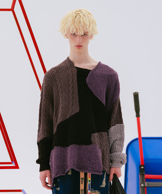 PATCHWORK KNIT