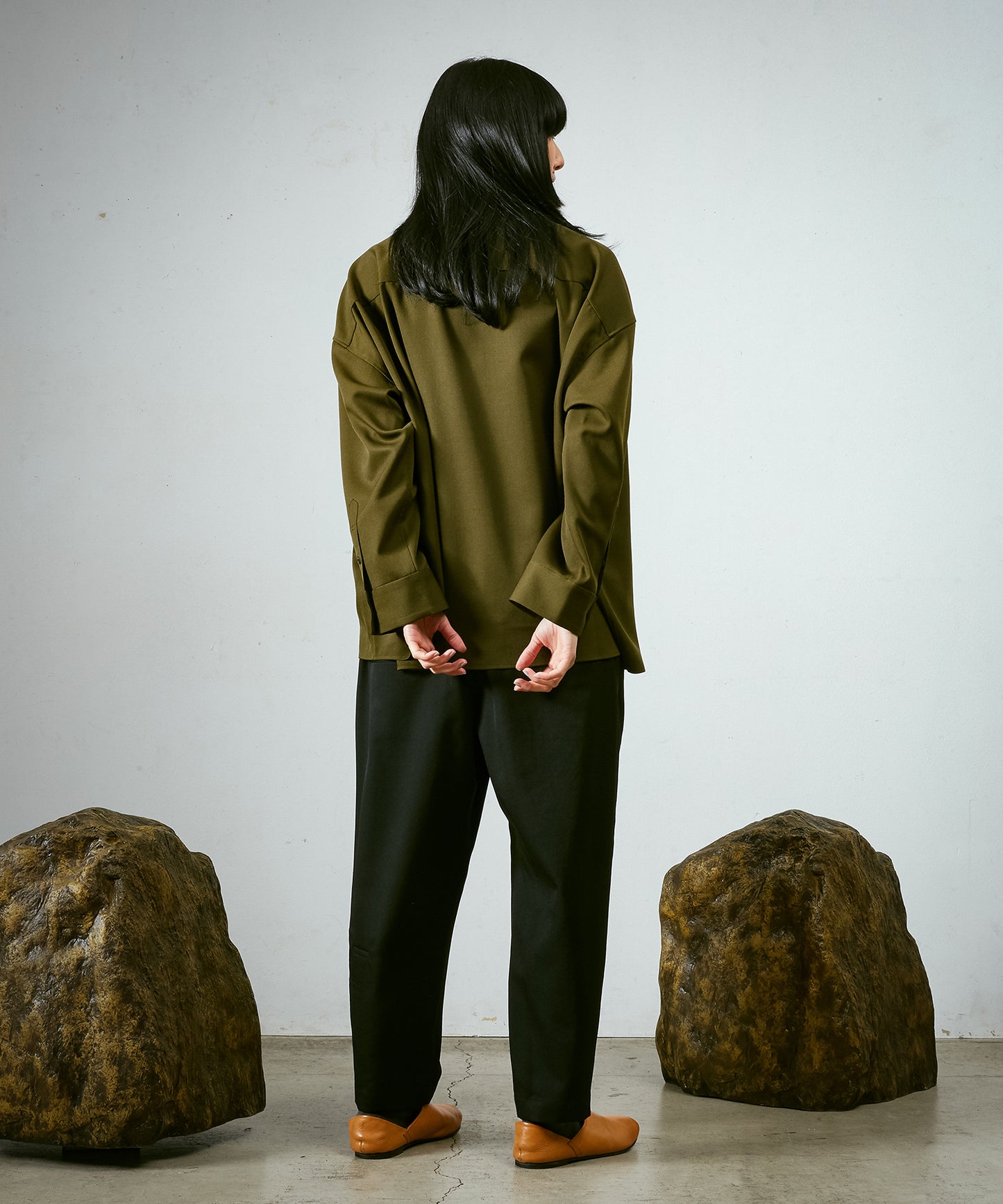 よそいきワイドBOXシャツ