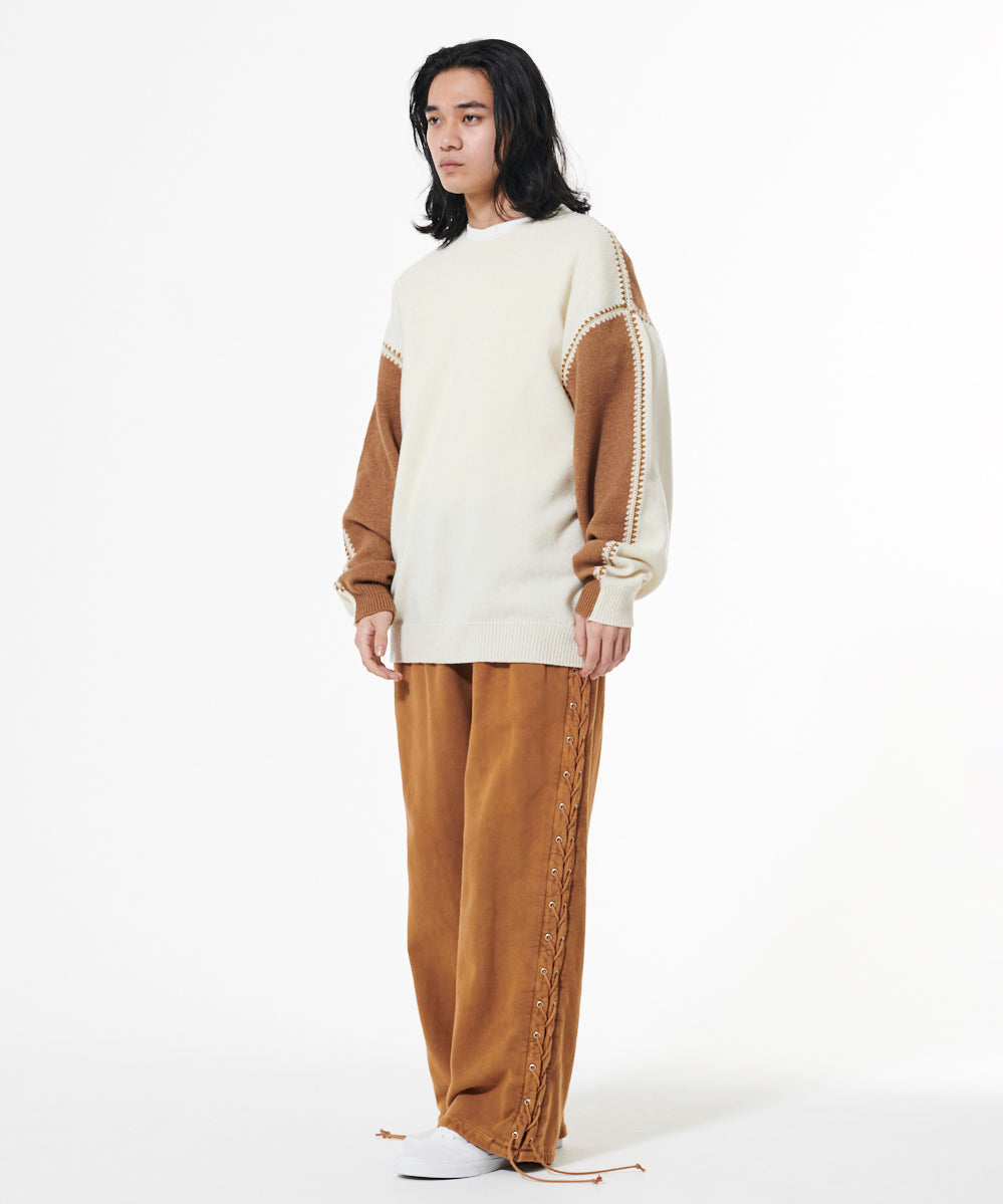 OPPOSITE SHELL STITCH KNIT