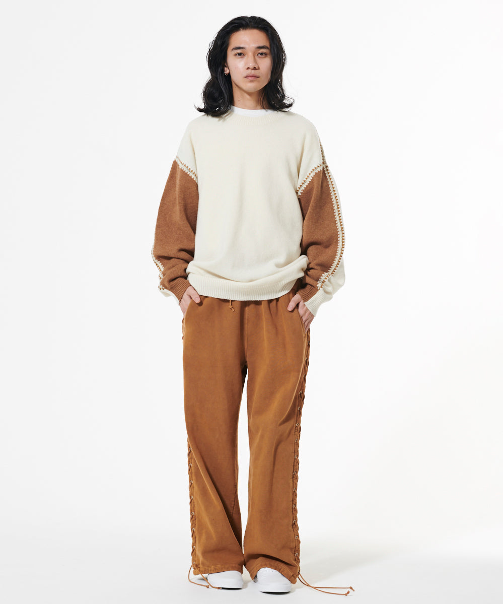 OPPOSITE SHELL STITCH KNIT