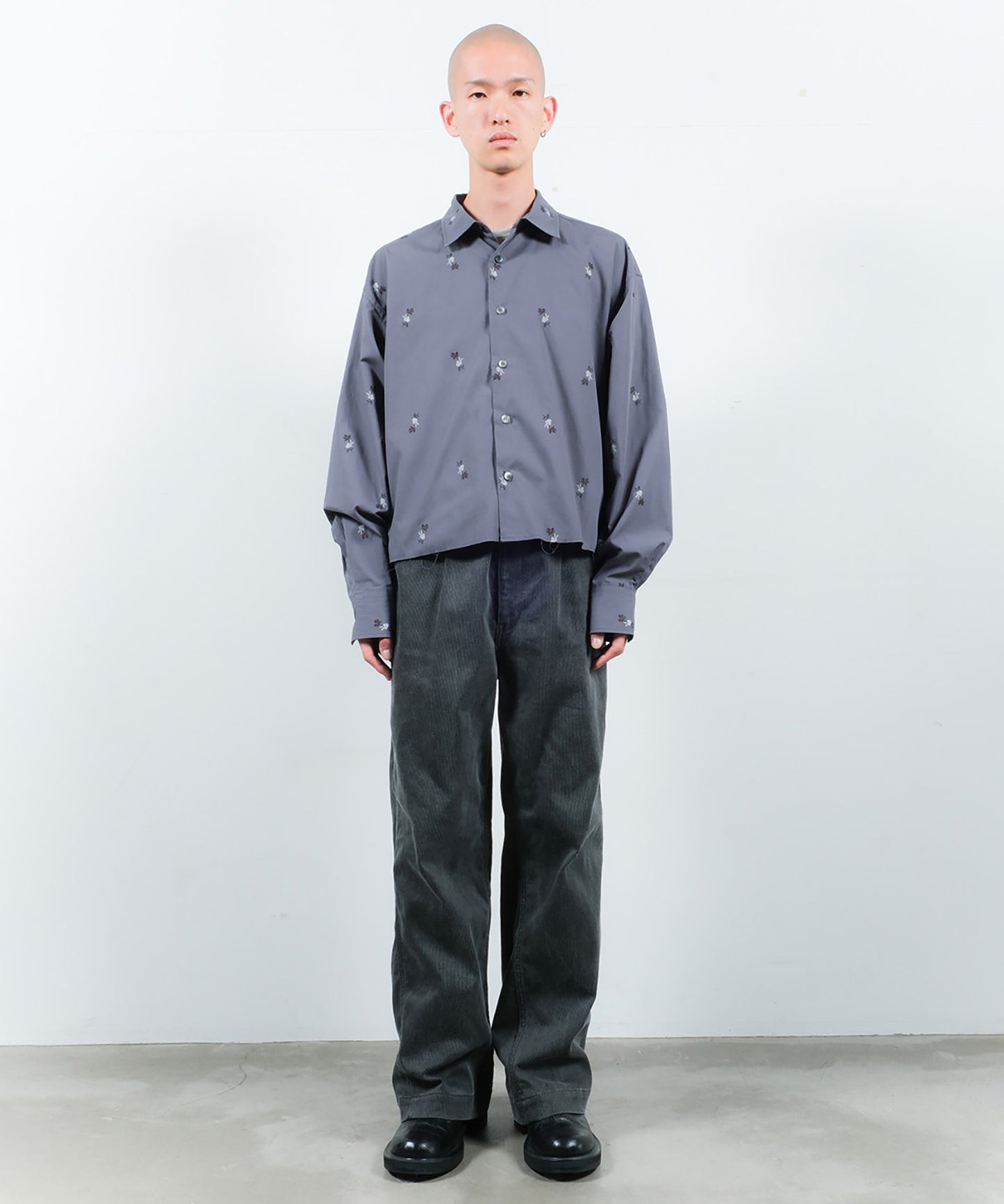 ONE TUCK FADE PIQUE PANTS