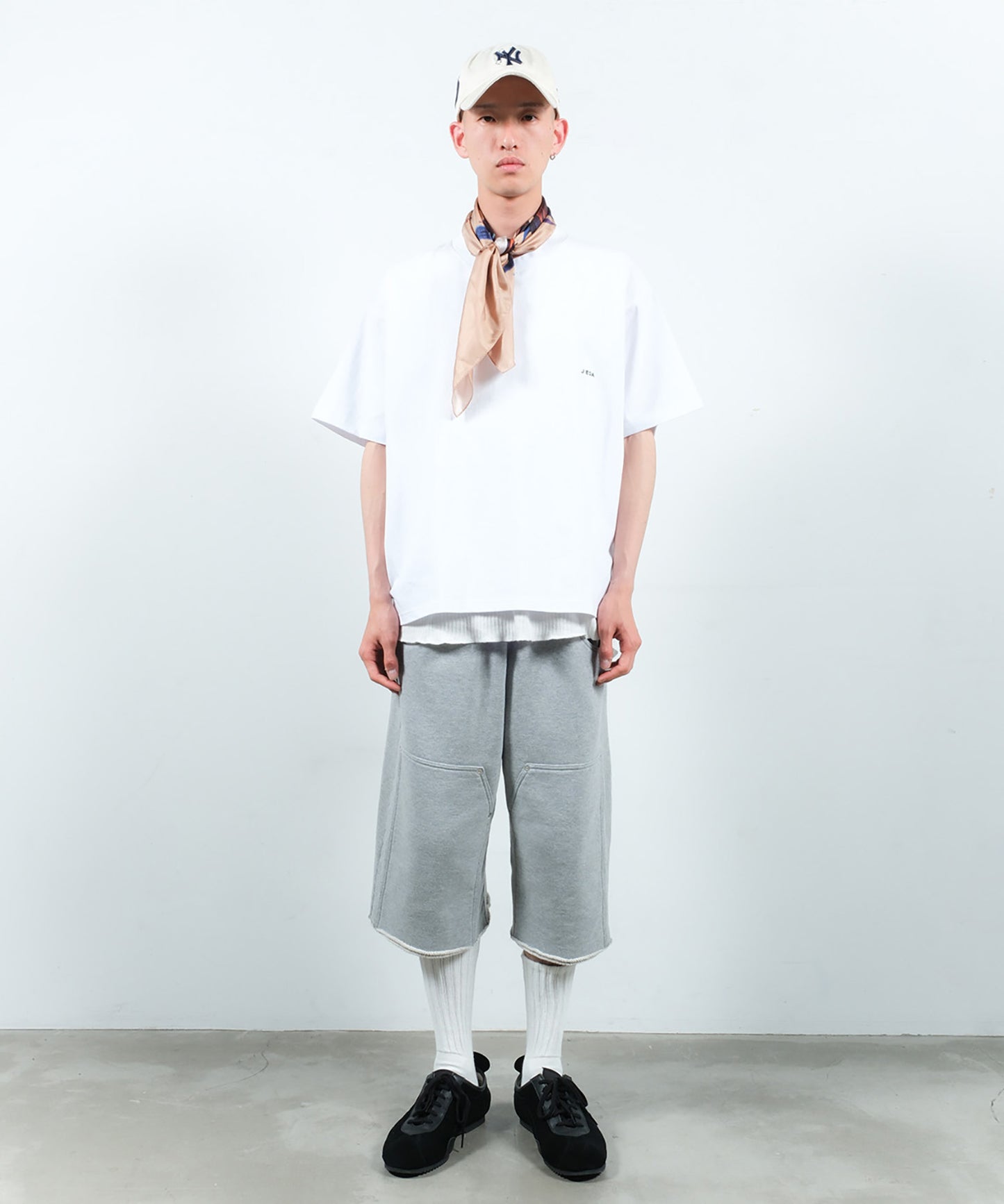 3/4 DOUBLE KNEE SWEAT PANTS