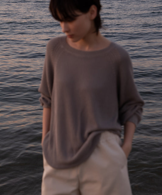 raglan sleeve bamboo knit