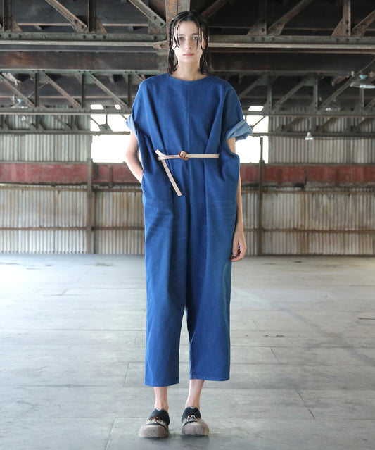 Circle Denim All-in-one