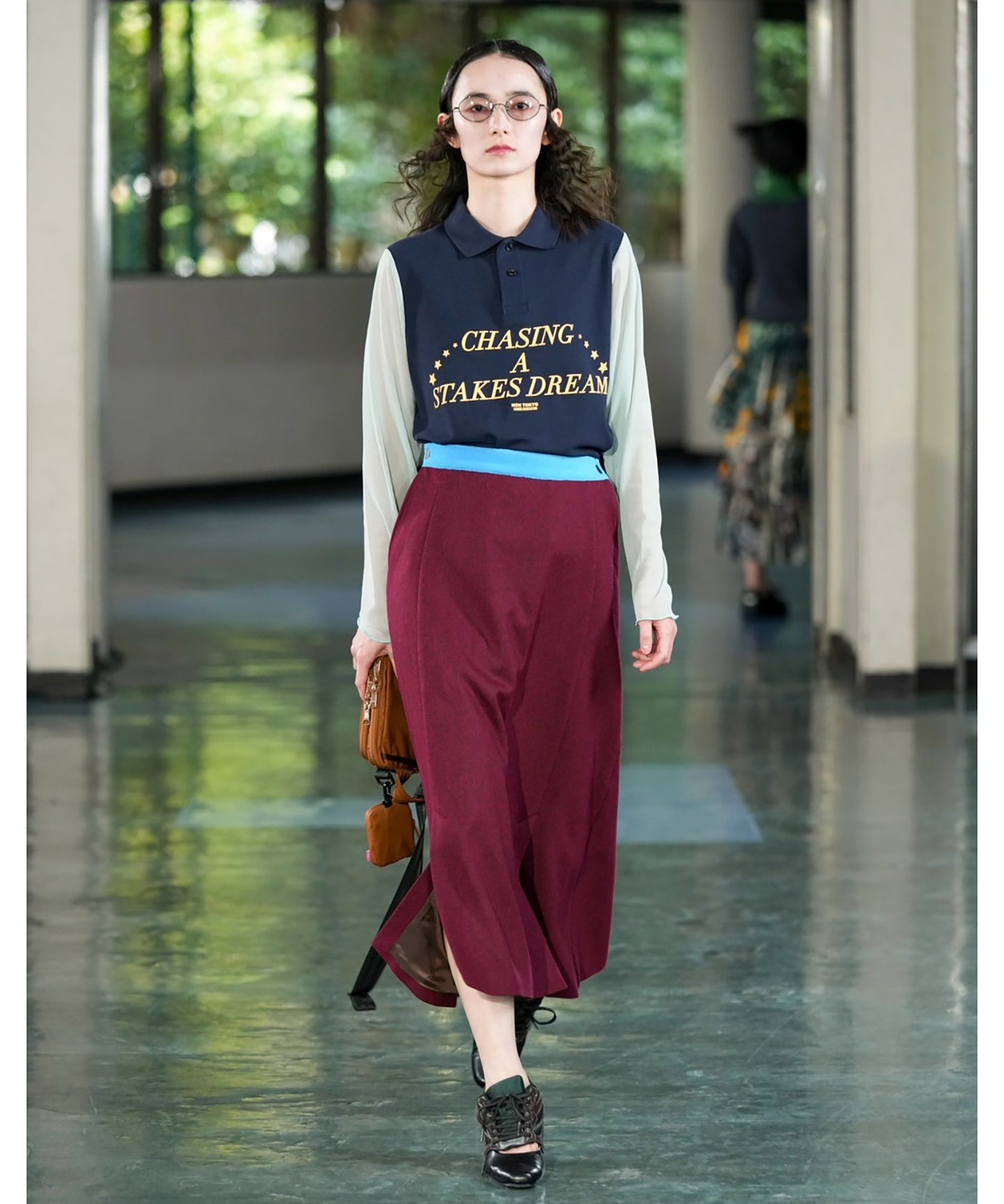 WOOL LONG SKIRT