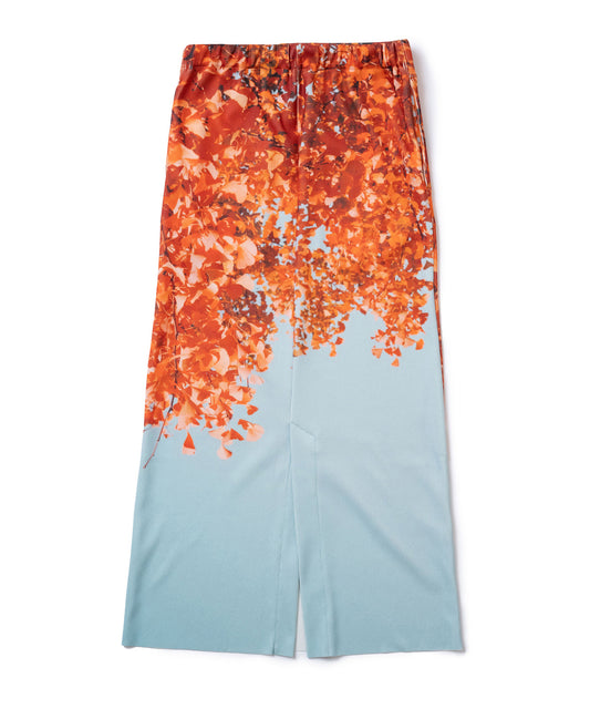 PRINT RIB SKIRT