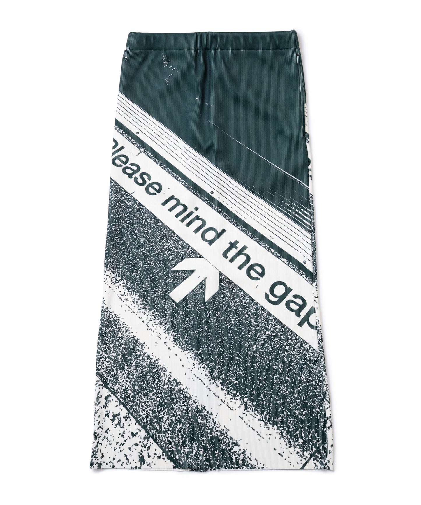 PRINT RIB SKIRT