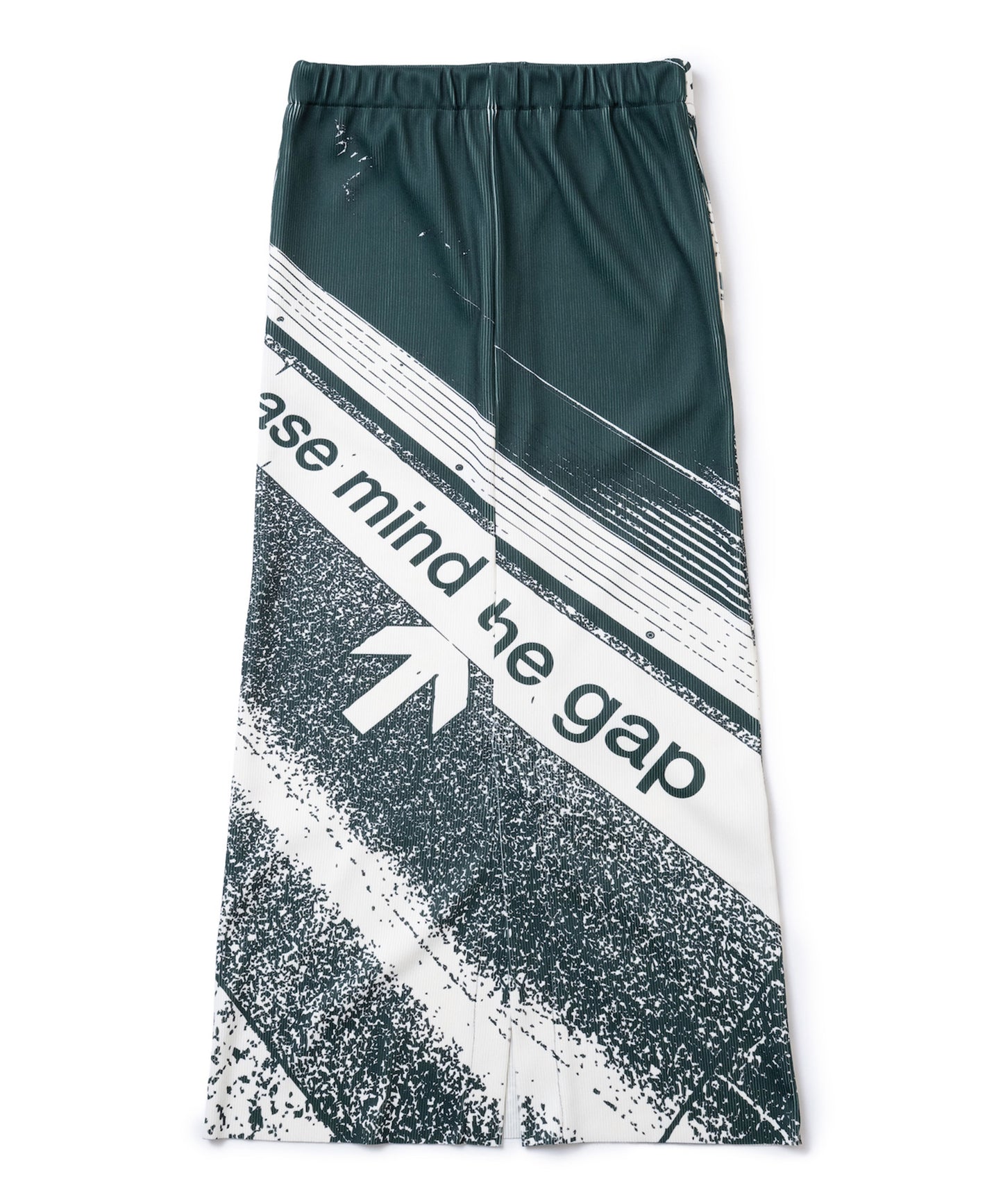 PRINT RIB SKIRT