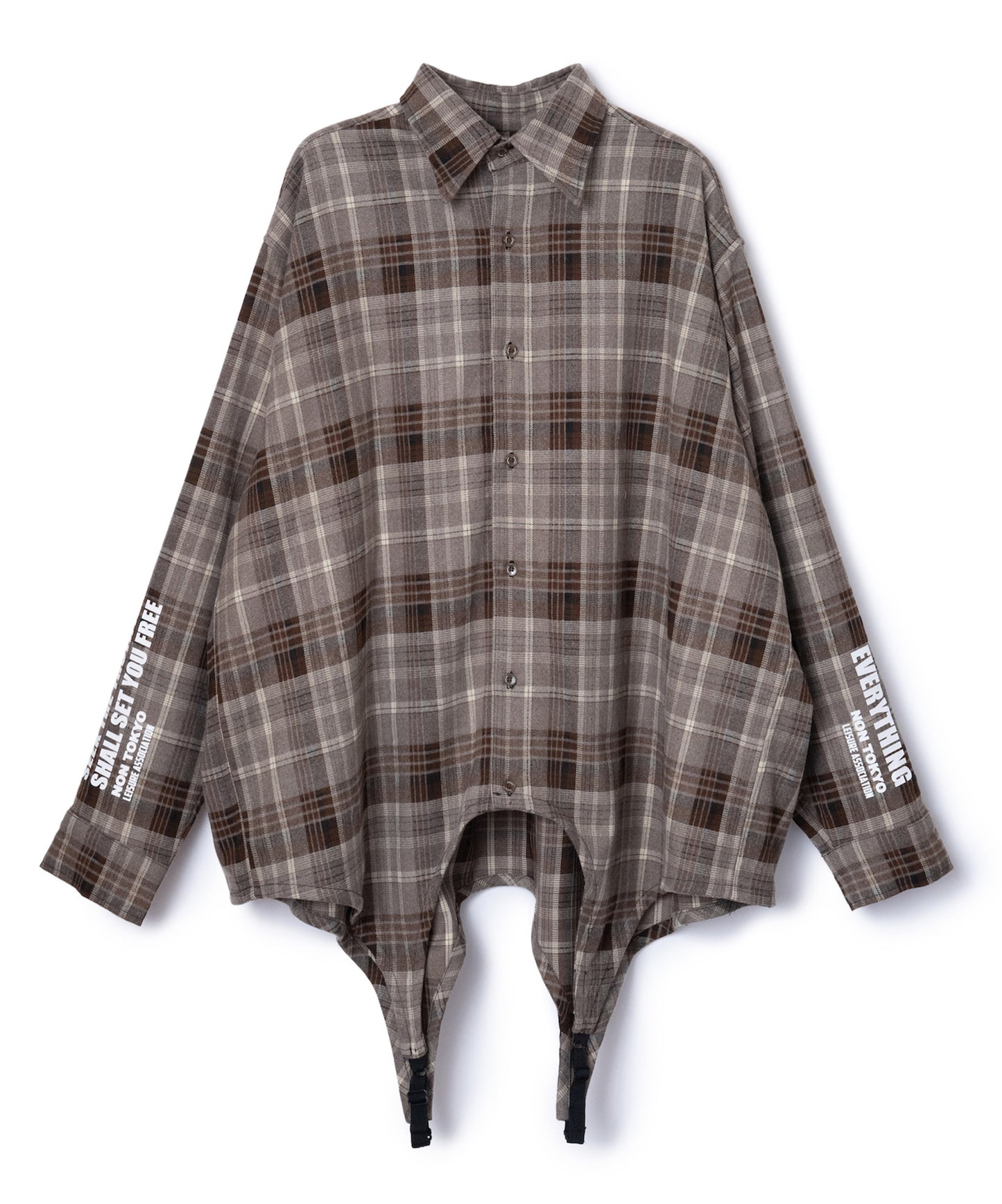 2WAY FLANNEL CHECK SHIRT