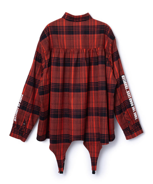 2WAY FLANNEL CHECK SHIRT