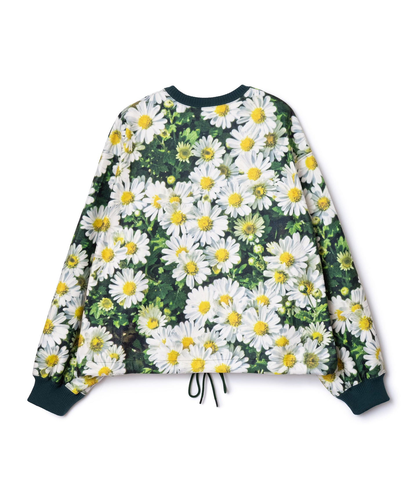 PRINT FLEECE PULLOVER TOP
