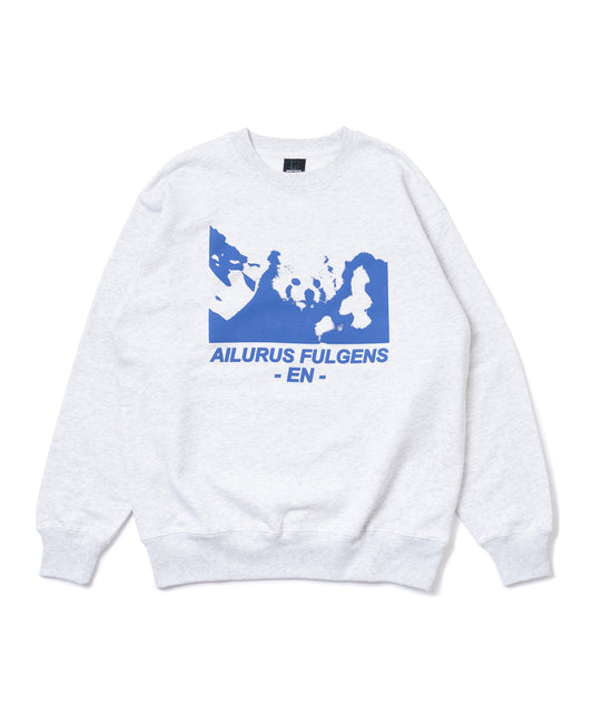 PRINT PULLOVER SWEAT(AILURUS FULGENS)