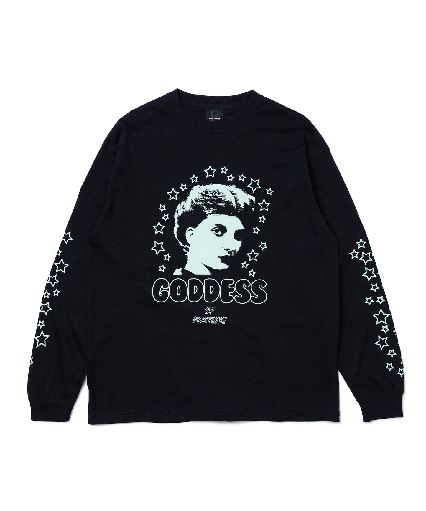 PRINT L/S T-SHIRT(GODNESS)