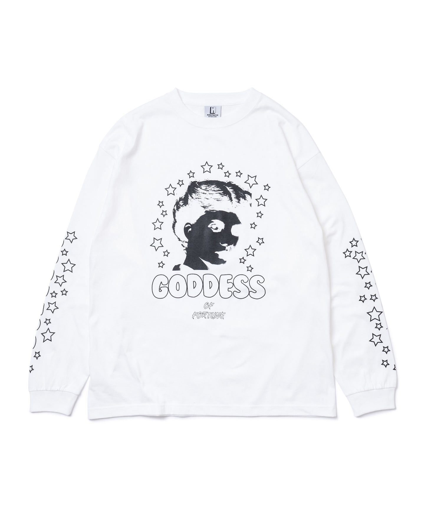 PRINT L/S T-SHIRT(GODNESS)