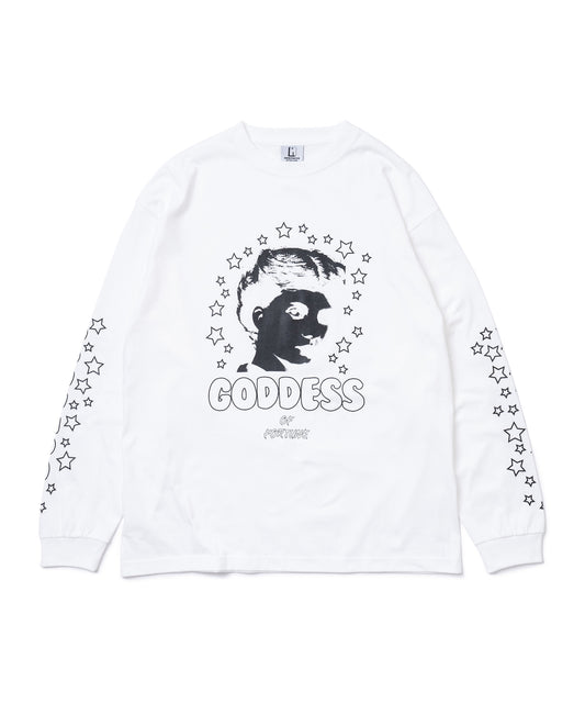 PRINT L/S T-SHIRT(GODNESS)