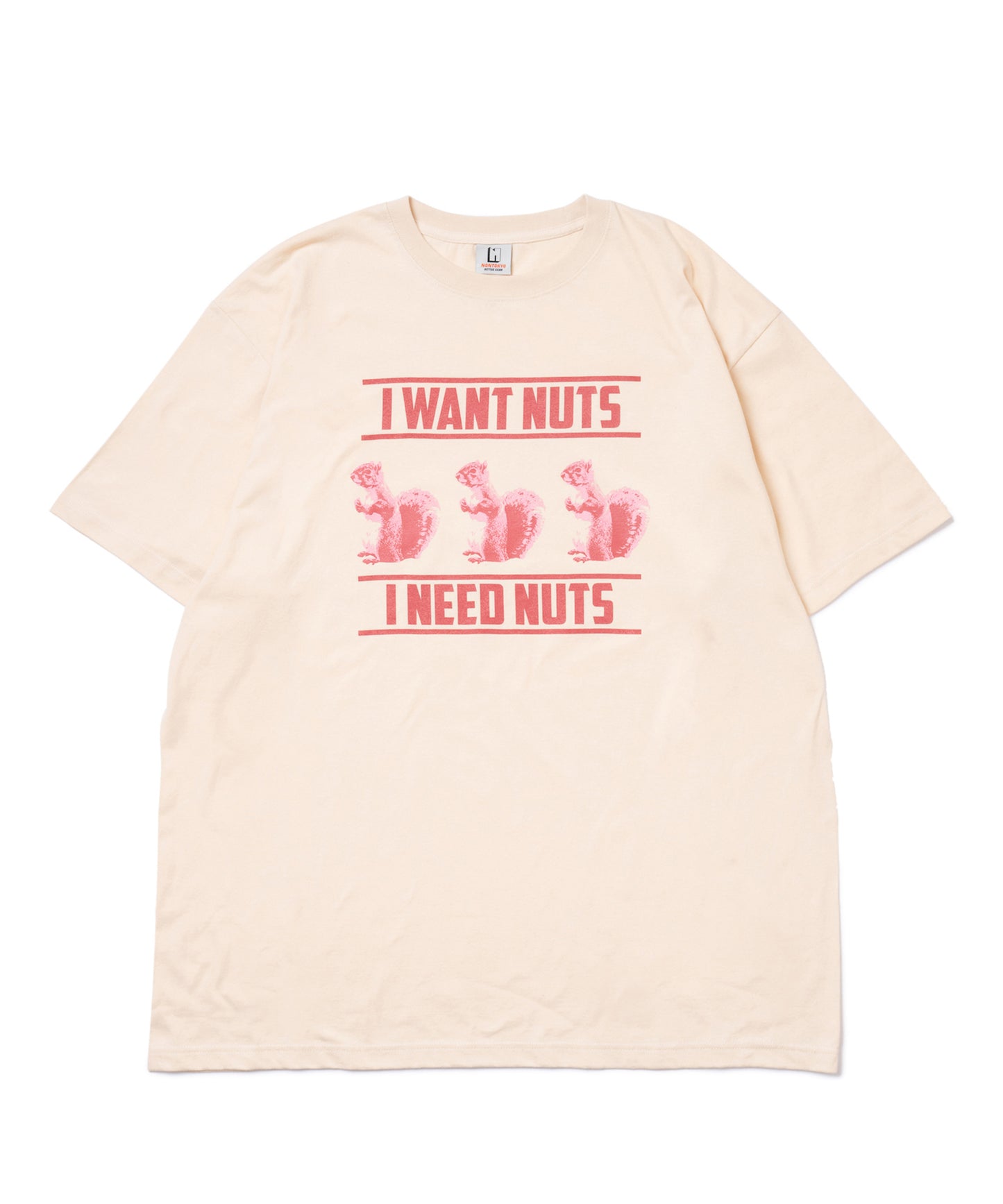 PRINT BIG T-SHIRT(SQUIRREL)