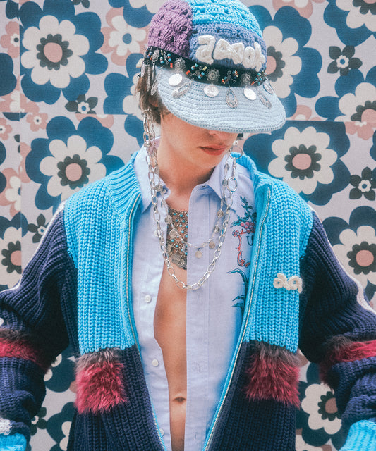 KNIT TRACK JACKET