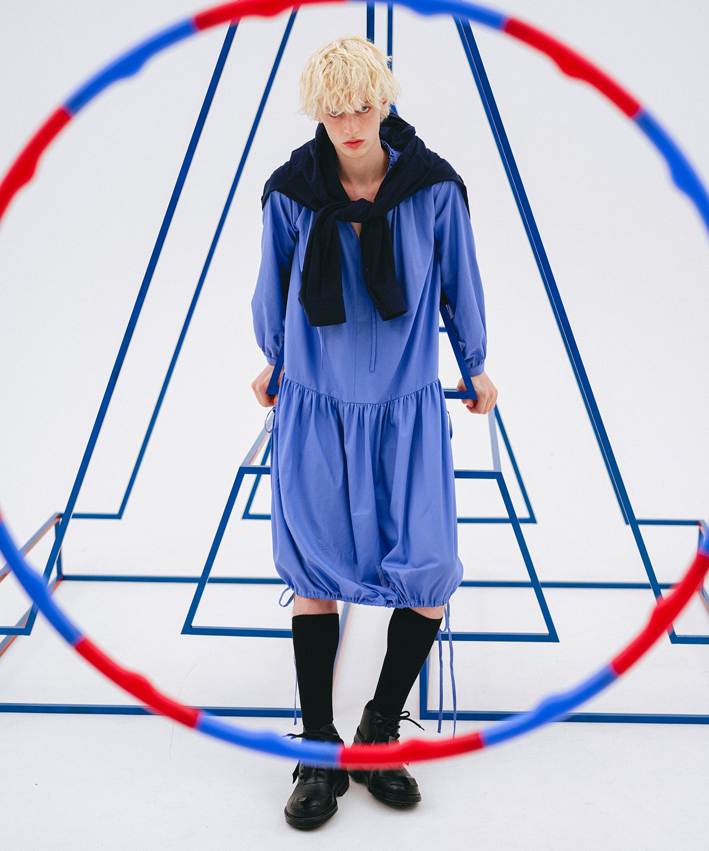BACK-TO-FRONT LONG SHIRT