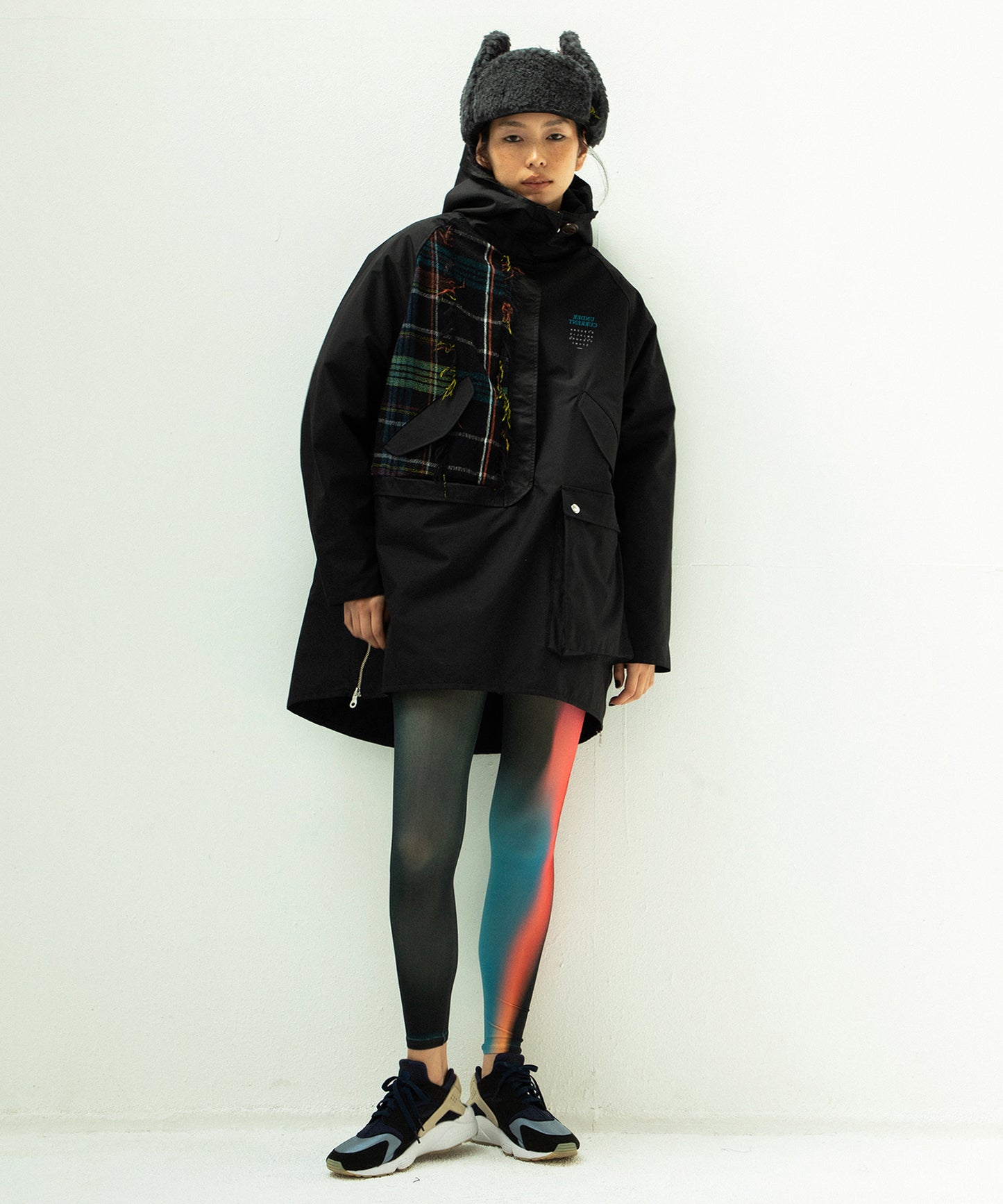WOOL MIX PULLOVER COAT