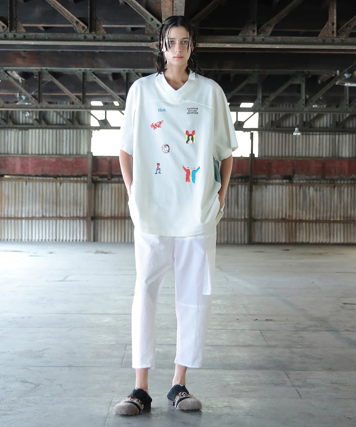 Edition Embroi Mix Tee