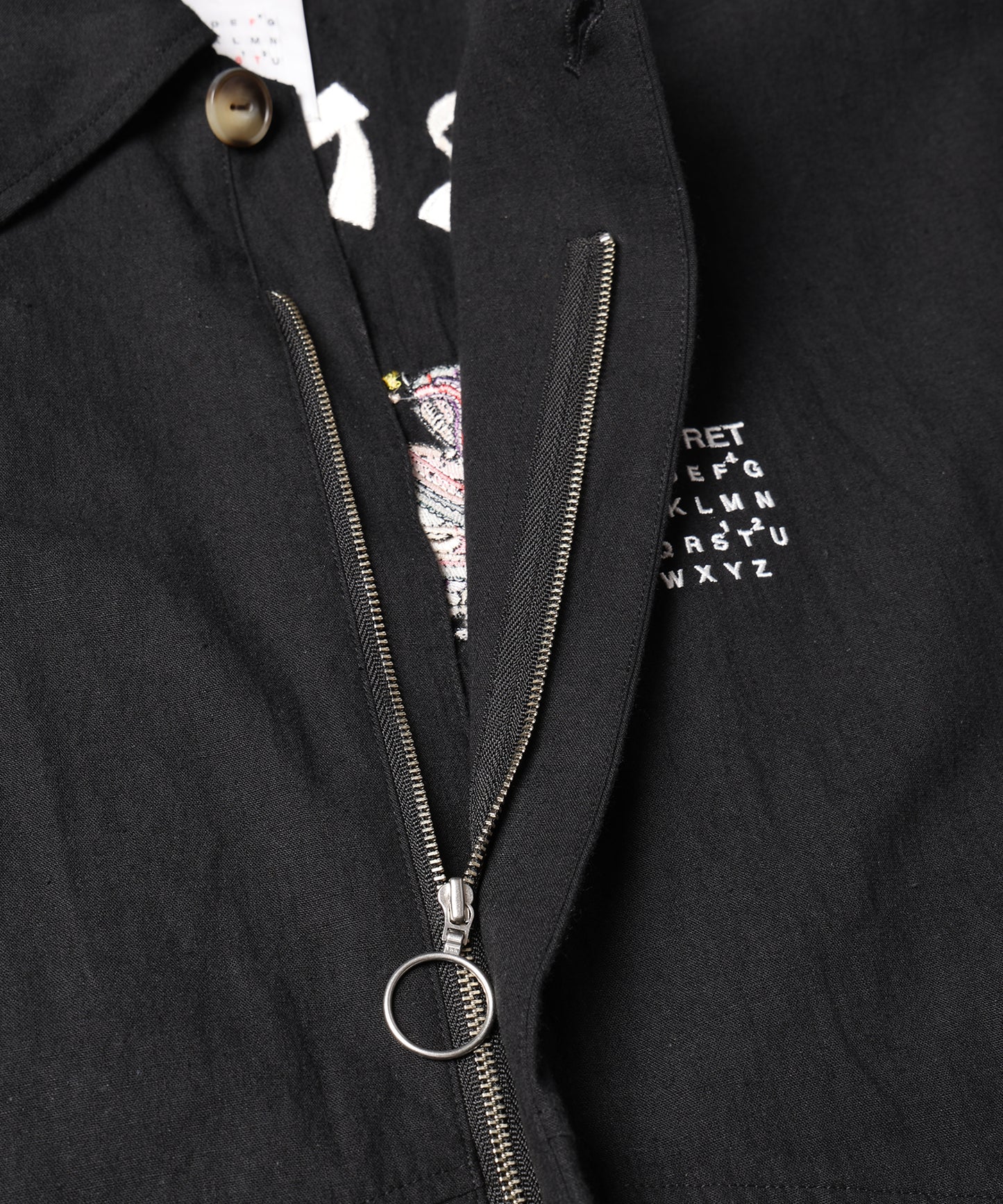 Linen UTAGE Embroi Blouson