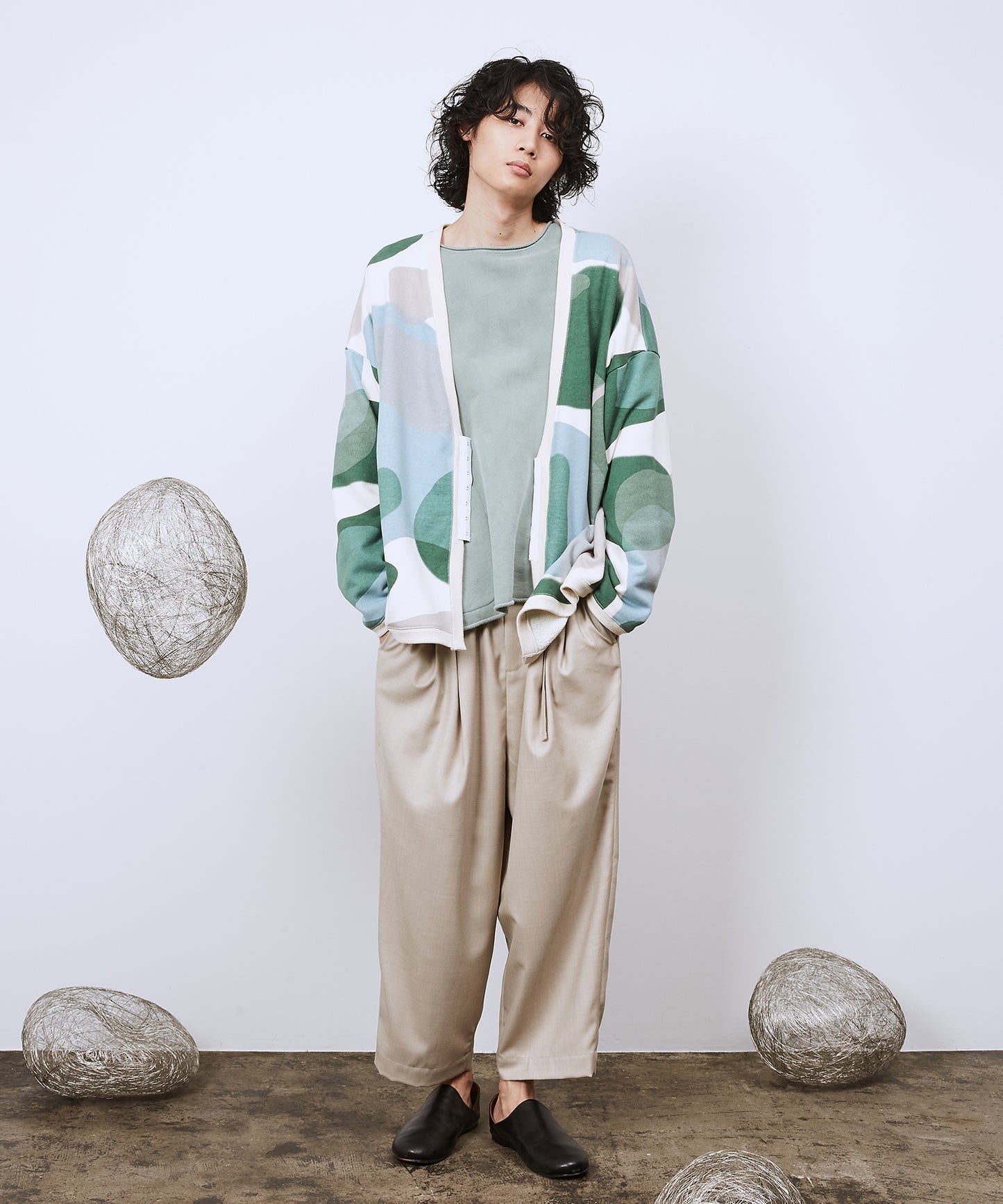 リキッドバブルSWホックカーディガン